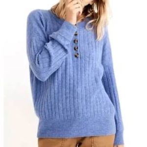 Madewell Wool Alpaca Cherry Ribbed Sweater SZ medium